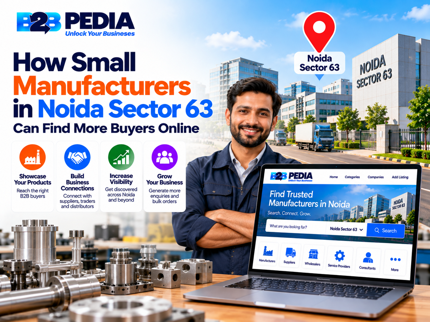 How Small Manufacturers in Noida Sector 63