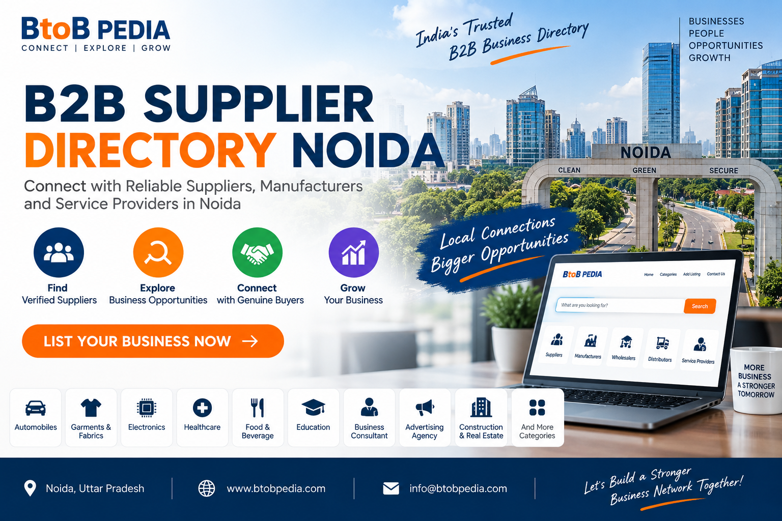 B2B Supplier Directory Noida Connect with Buyers and Grow Your Business