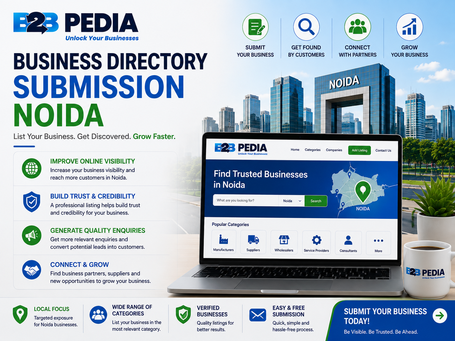 Business Directory Submission in Noida: Boost Online Visibility and Reach More Customers